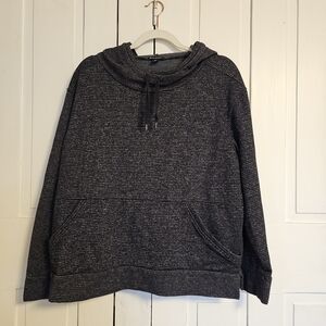 Champion Women's Black Charcoal Heather Pullover Hoodie